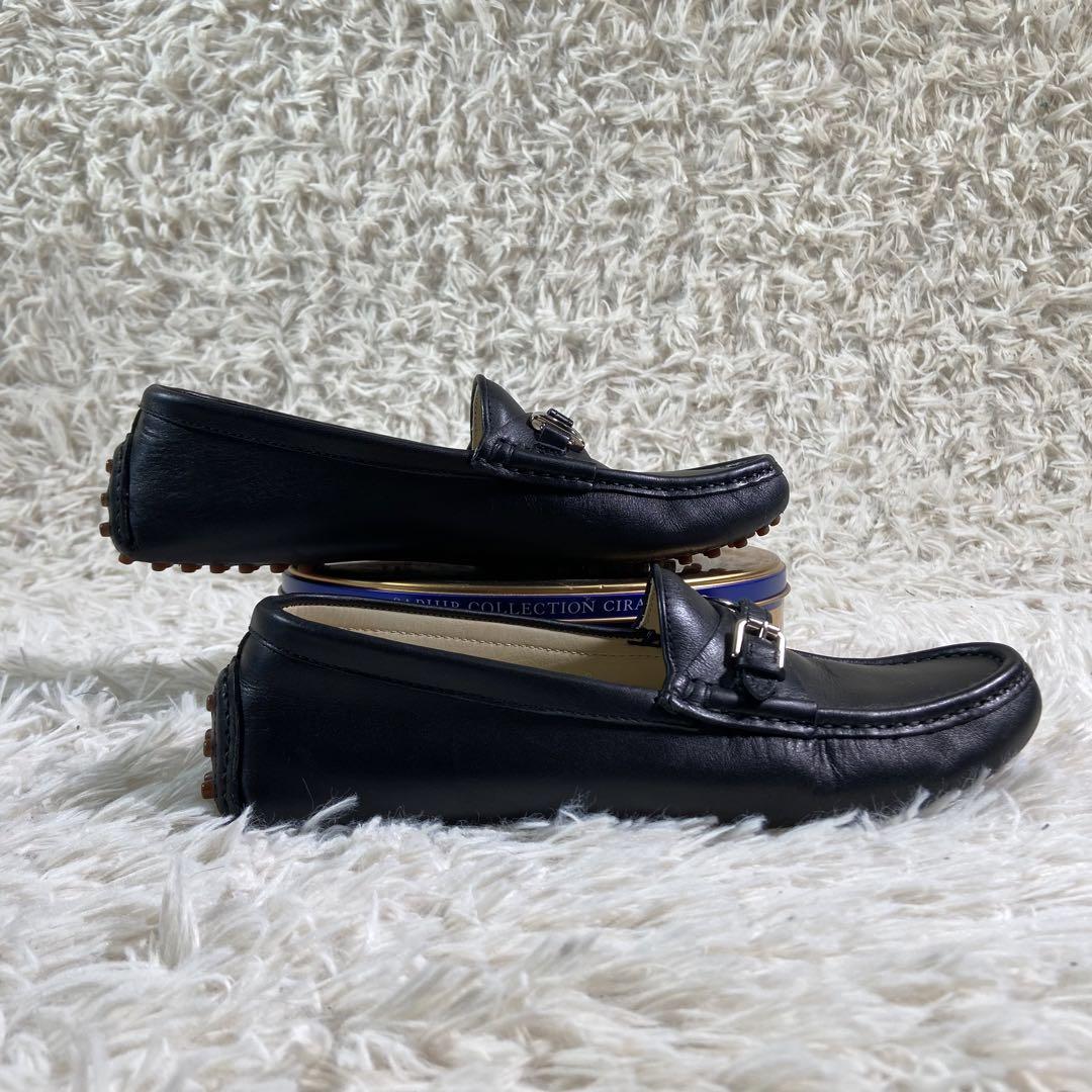 RALPH LAUREN ラルフローレン　ドライビングシューズ　レザー　ブラック