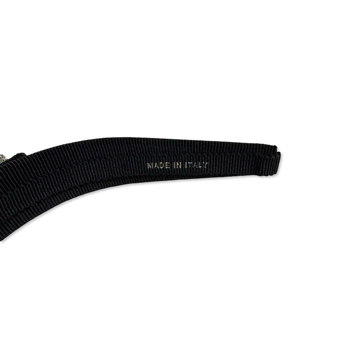 【極美品】フェラガモ ヴァラリボン ビジュキャンバス カチューシャ 【極美品】フェラガモ ヴァラリボン ビジュキャンバス カチューシャ