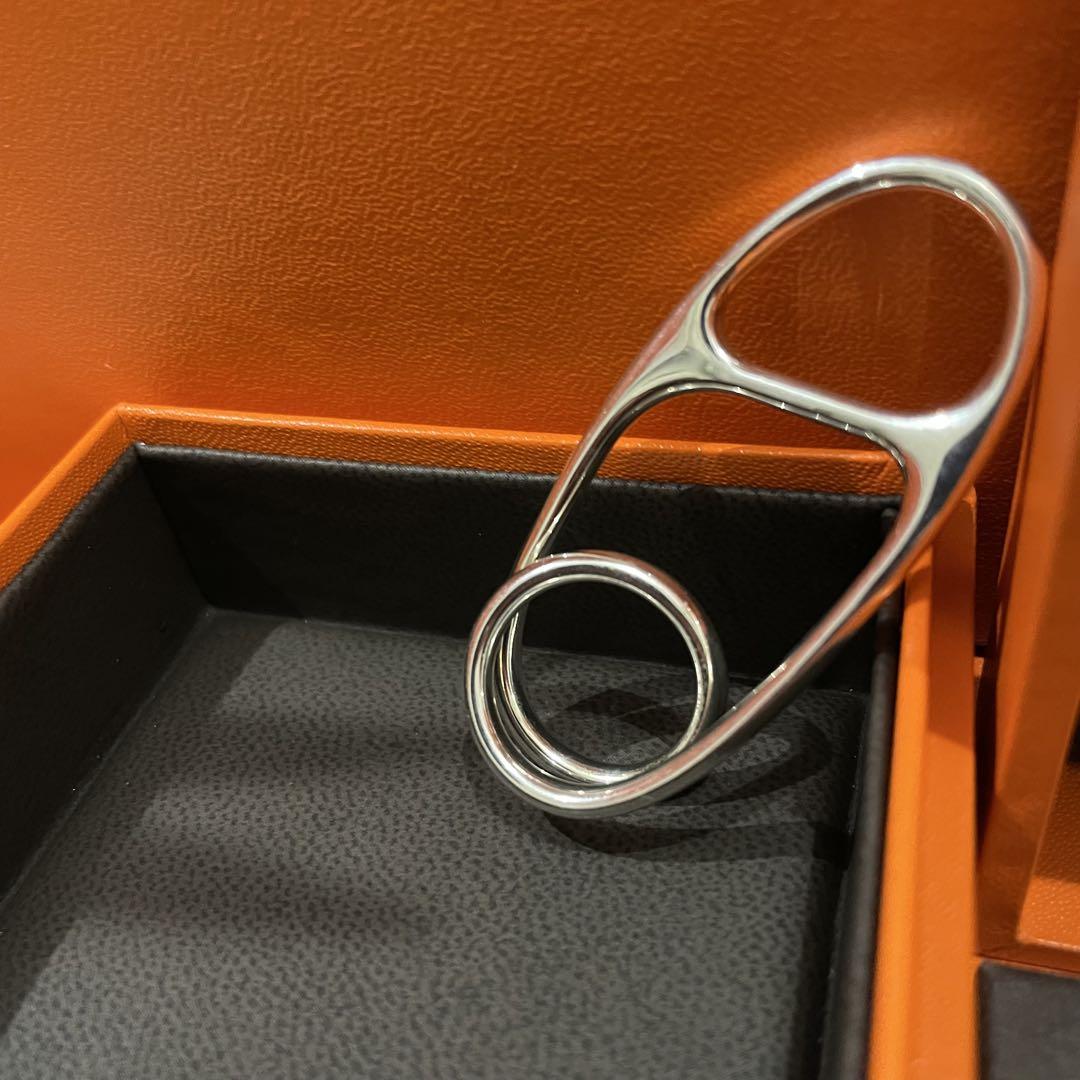 Hermès パンク 3連 リング 51 SV925 日本未入荷