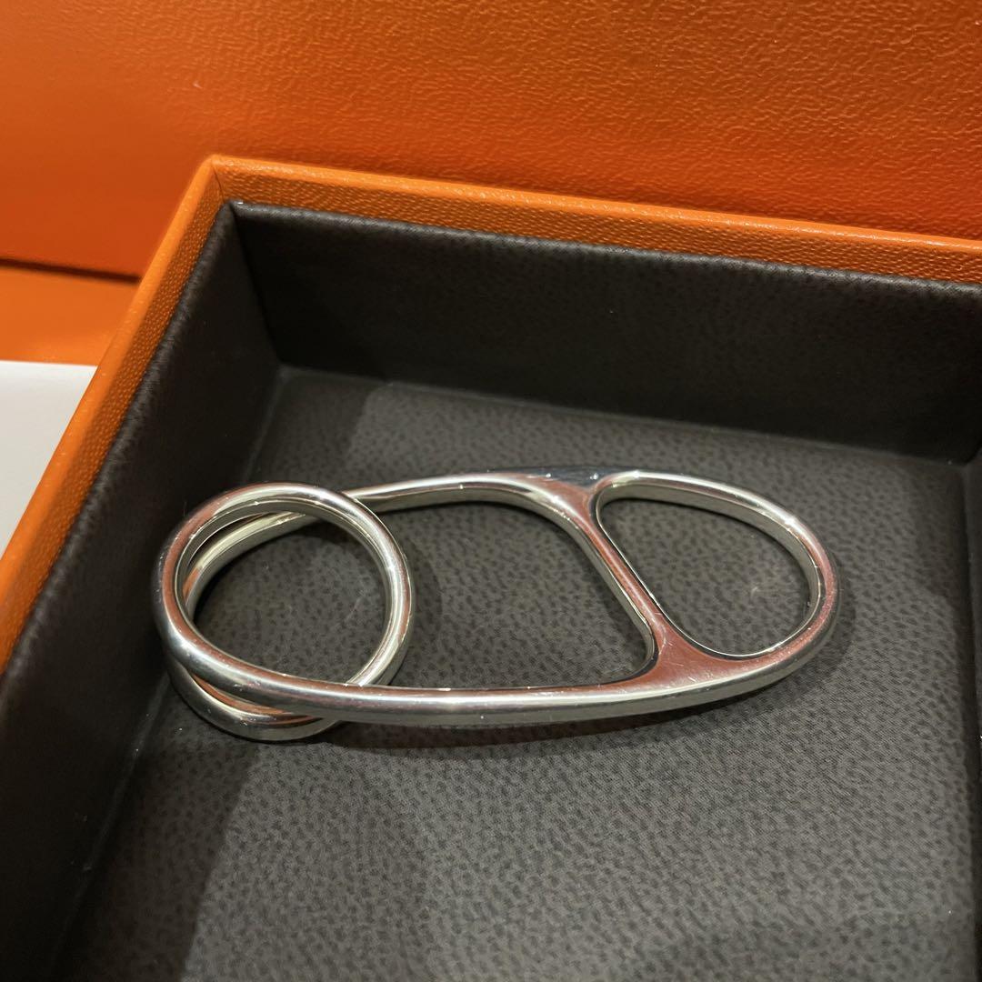 Hermès パンク 3連 リング 51 SV925 日本未入荷