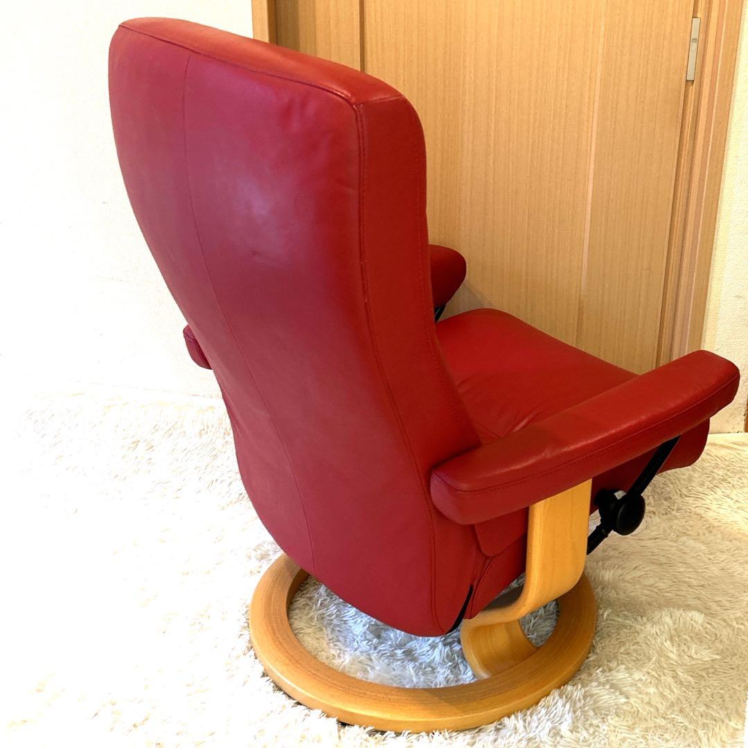 リクライニングチェア 赤目立った傷や汚れなし