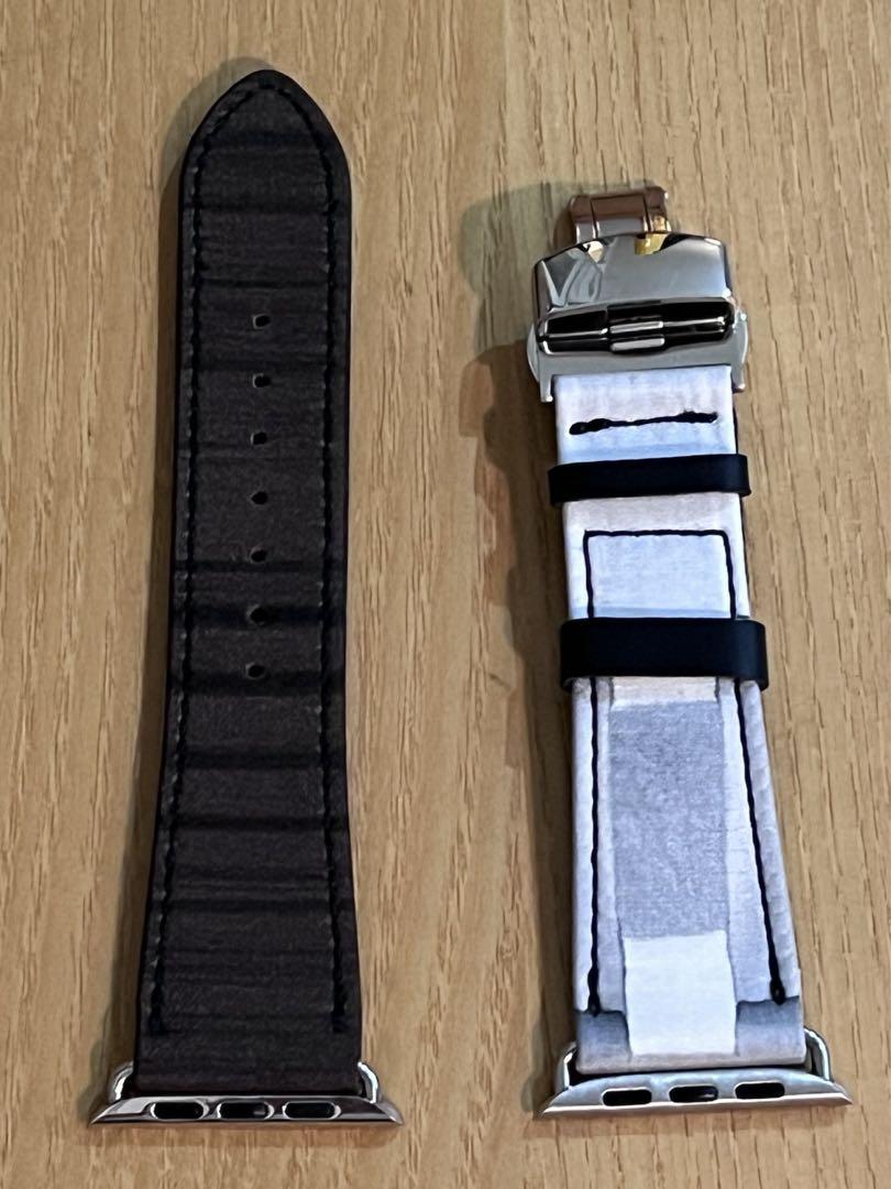 絹のApple Watch用バンド45(44,42)mm(上下セット) 京友禅