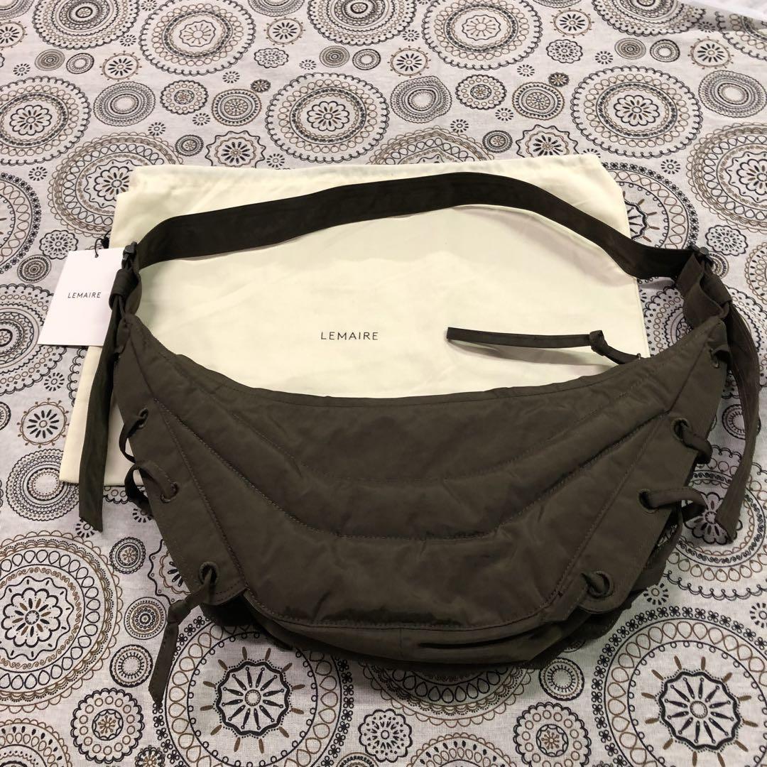 LEMAIRE Small Soft Game shoulder bagブラウン