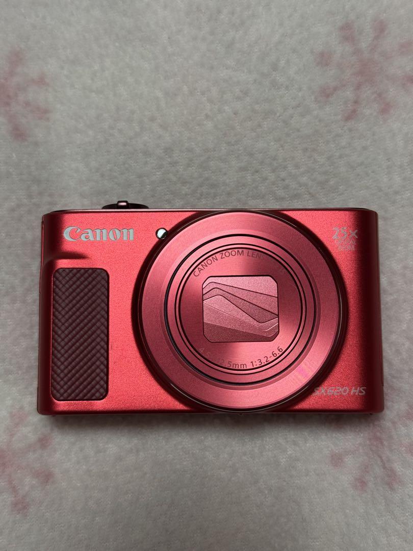 【しろくろ】Canon PowerShot SX620 HS 赤　レッド