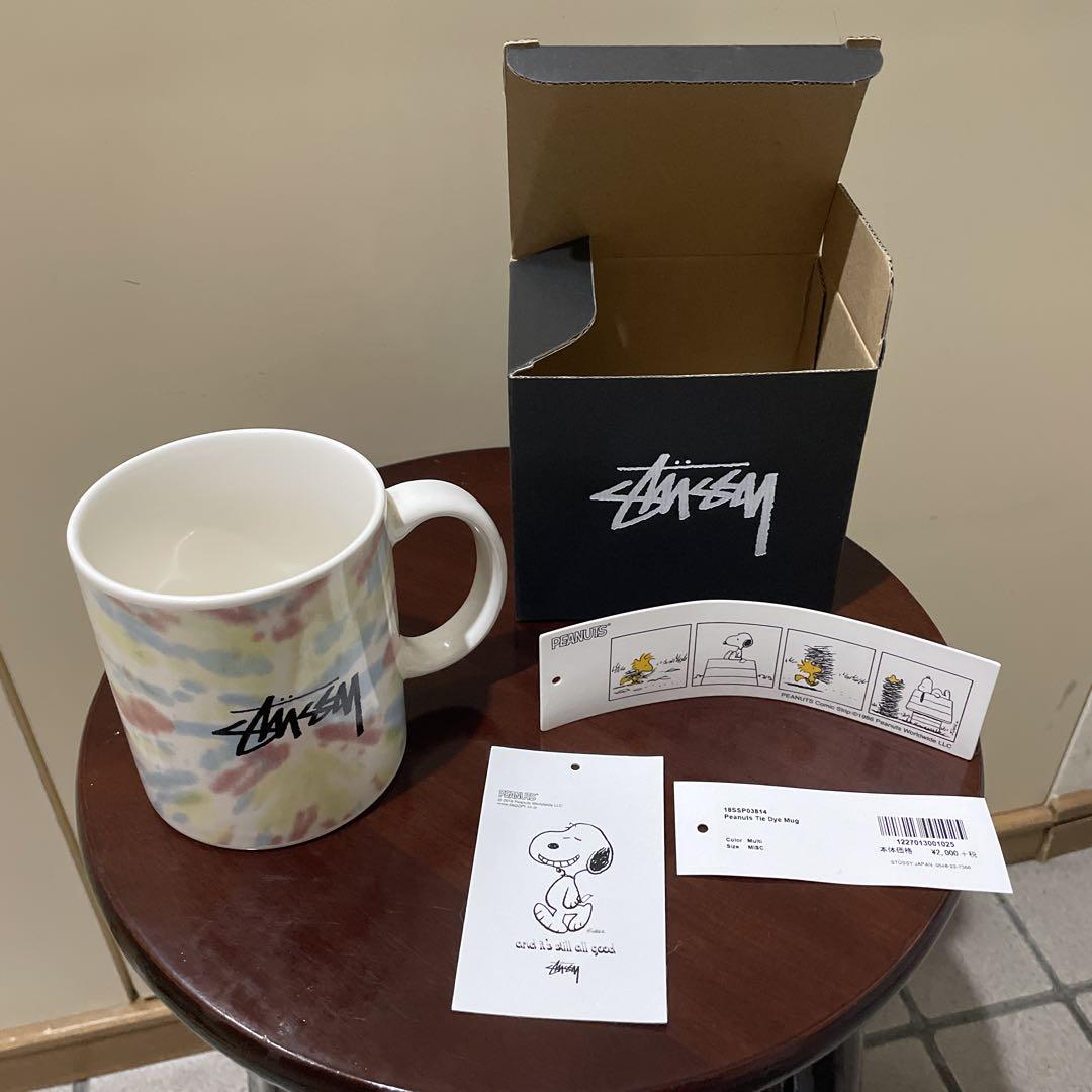 スヌーピー×Stussy コラボ　タイダイマグカップ　限定