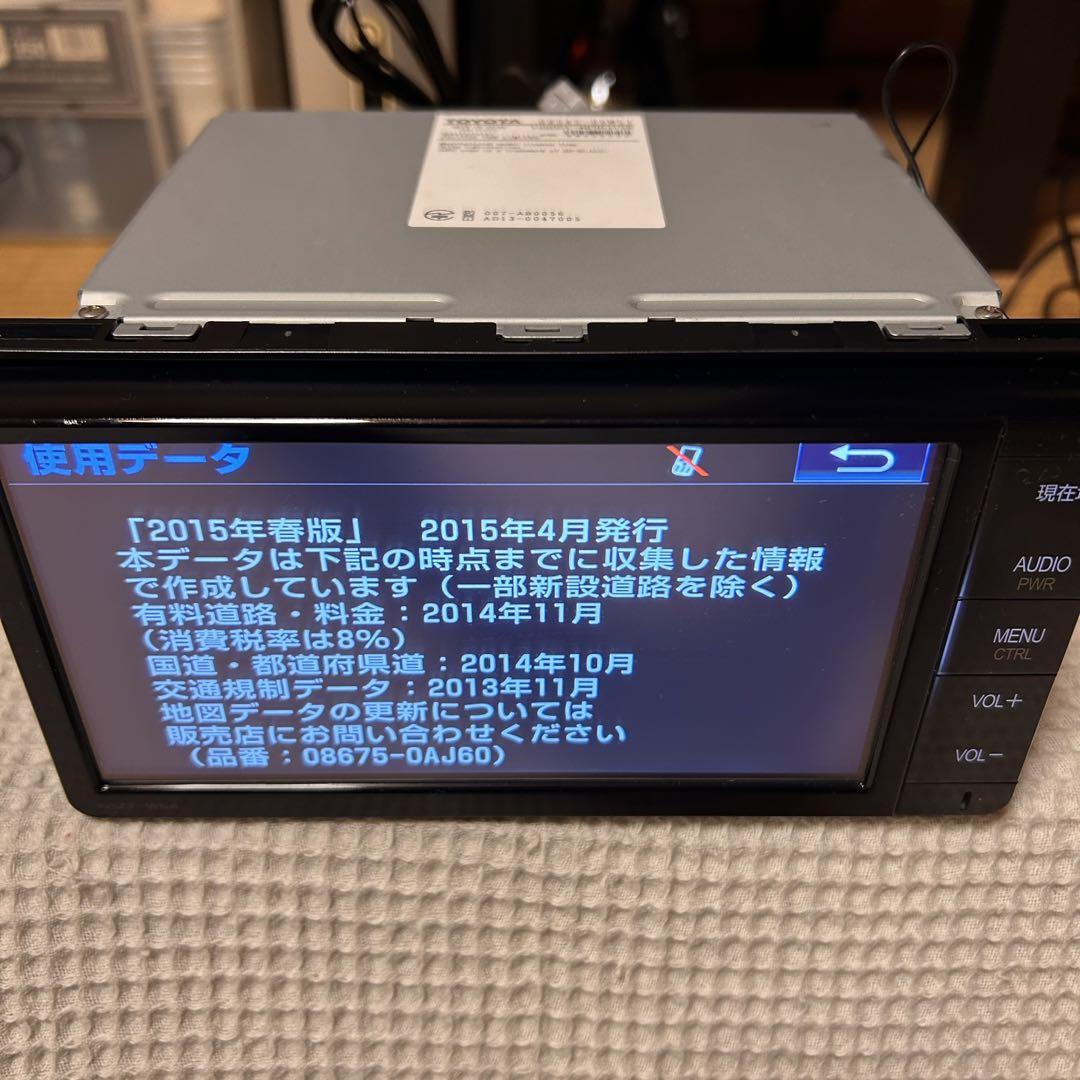トヨタ カーナビ NSZT-W64中古品　簡易作動チェック済みです