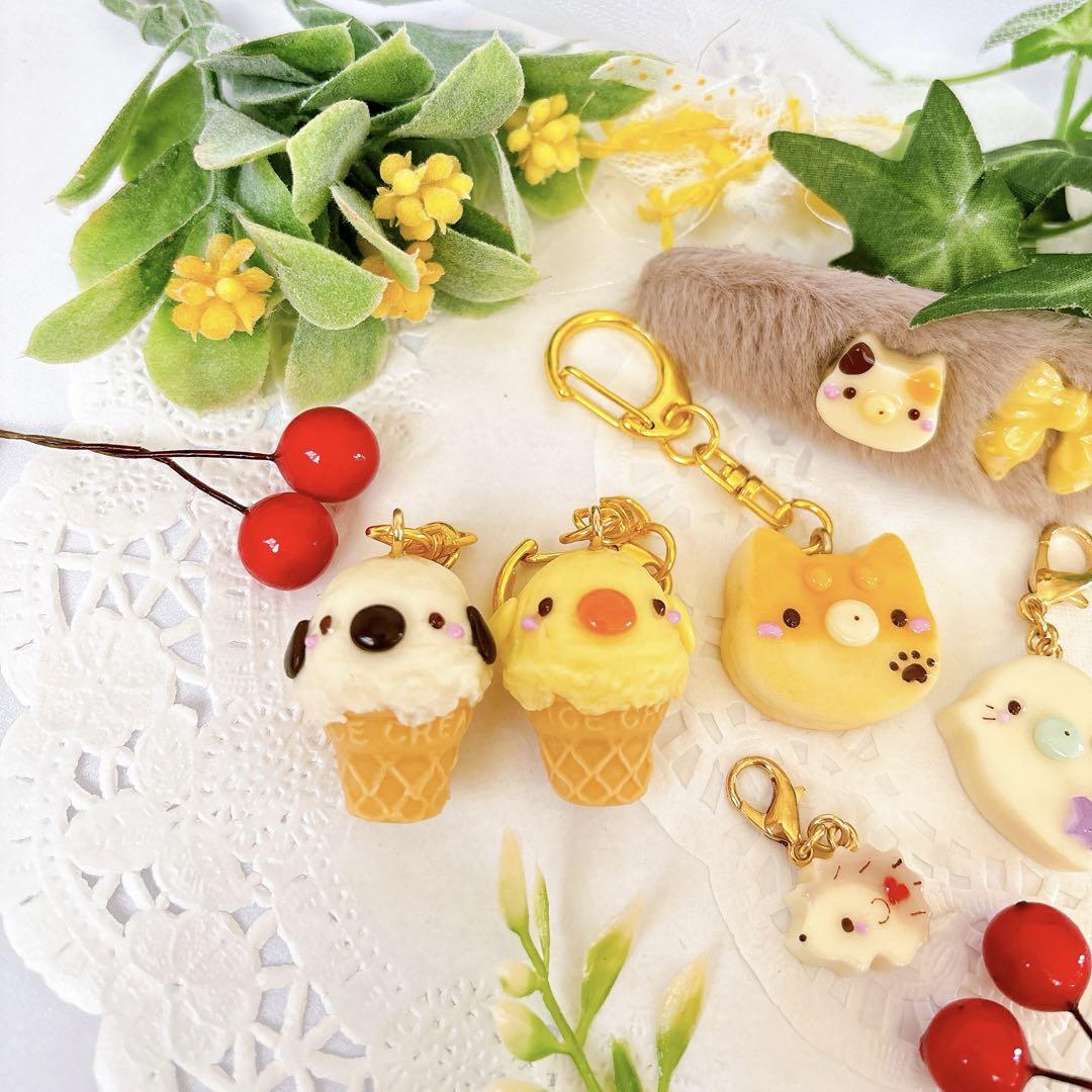 オーダー品⭐︎ハンドメイド　フェイクスイーツ　キーホルダー　チャーム