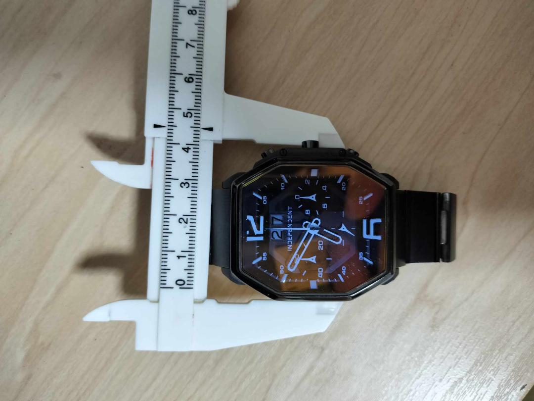 超美品　珍品　INDEPENDENT 八角形 クロノグラフ腕時計　稼働品