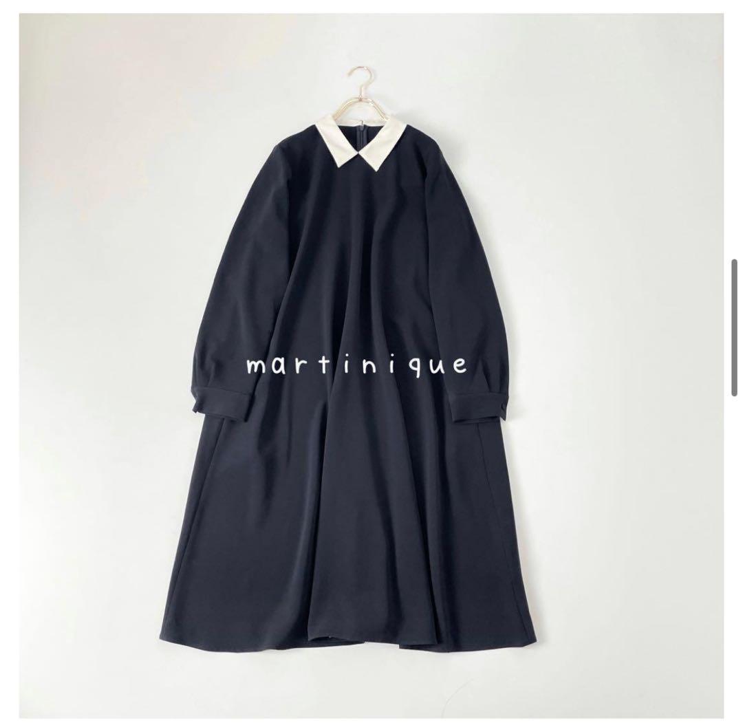 新品　未使用　マルティニーク　ワンピース　ネイビー