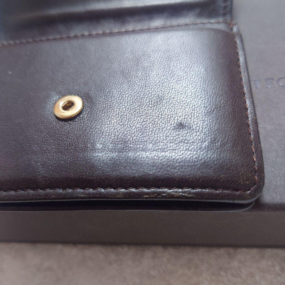 BOTTEGAVENETAボッテガブラウンカードケース