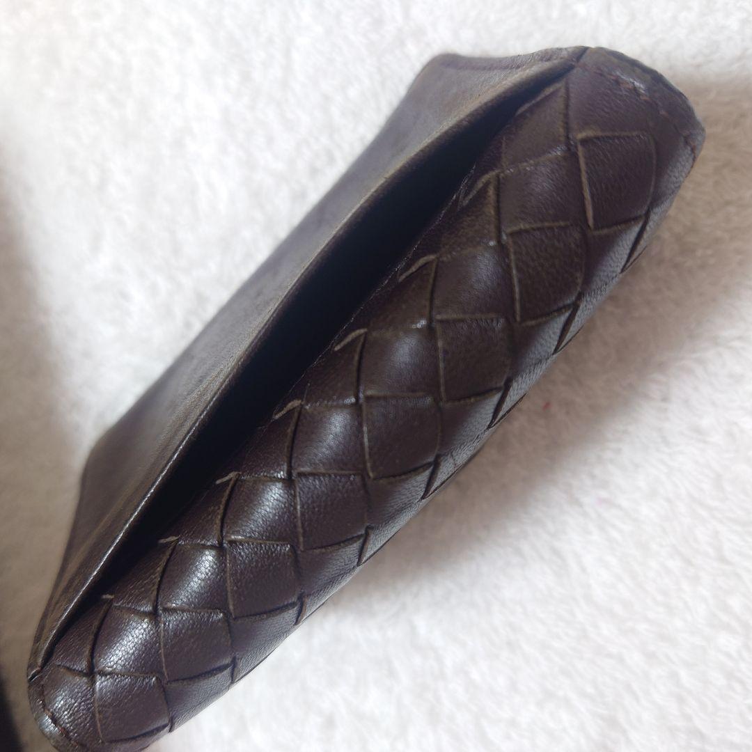 BOTTEGAVENETAボッテガブラウンカードケース