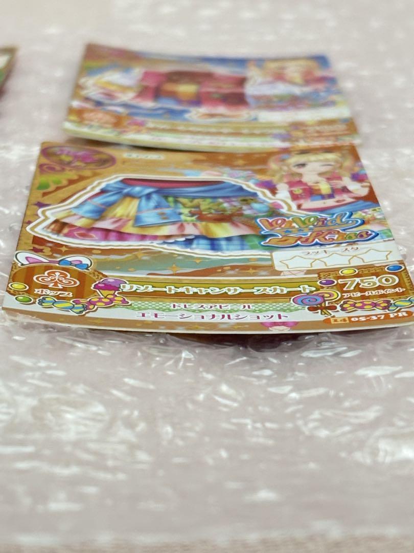 アイカツカードセット　プレミアムカード　星座ドレス　夏樹みくる 4枚セット アイカツカードセット プレミアムカード 星座ドレス 夏樹みくる