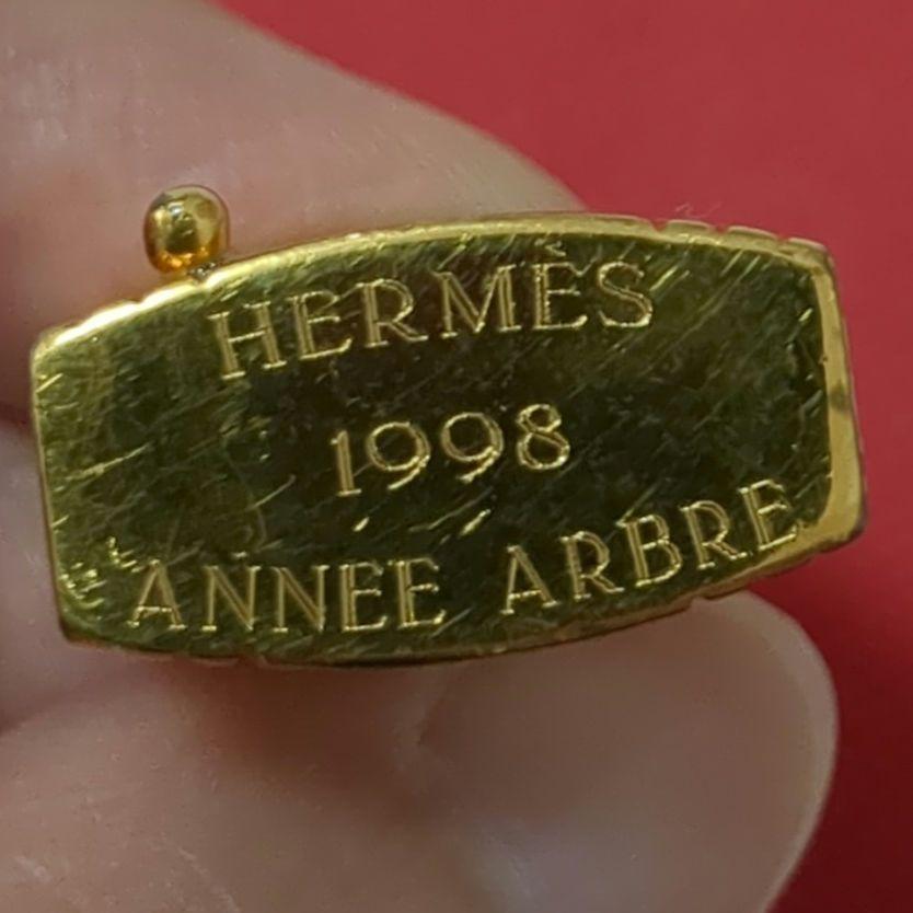 HERMES エルメス 1998年 カデナ ゴールド ANNEE ARBRE - メルカリ
