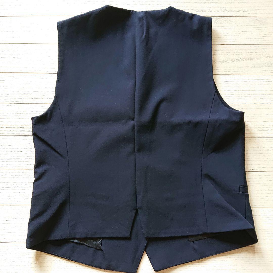 ZARA ネイビー ベスト - メルカリ