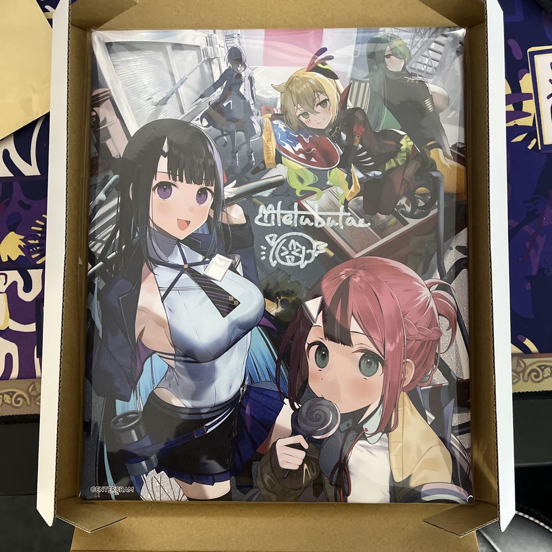 ゴーヘルゴー　原画てつぶた直筆サイン入りキャンバスアート