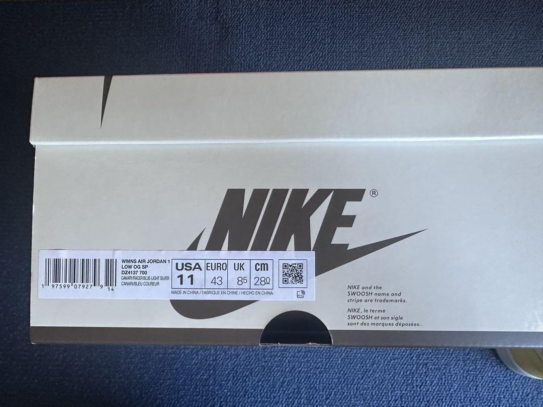 ナイキ✖️トラビススコットAir Jordan 1 Retro OGCanary