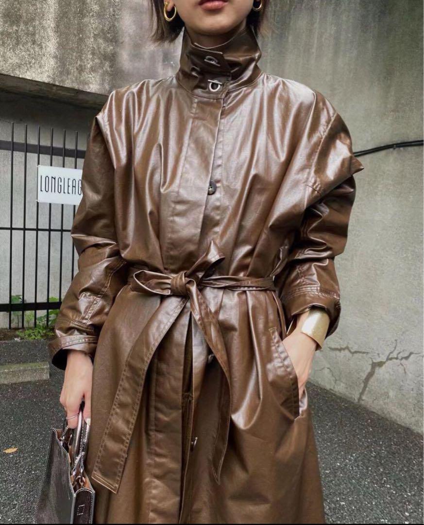 ジャケット・アウター Ameri COATING STAND COLLAR COAT