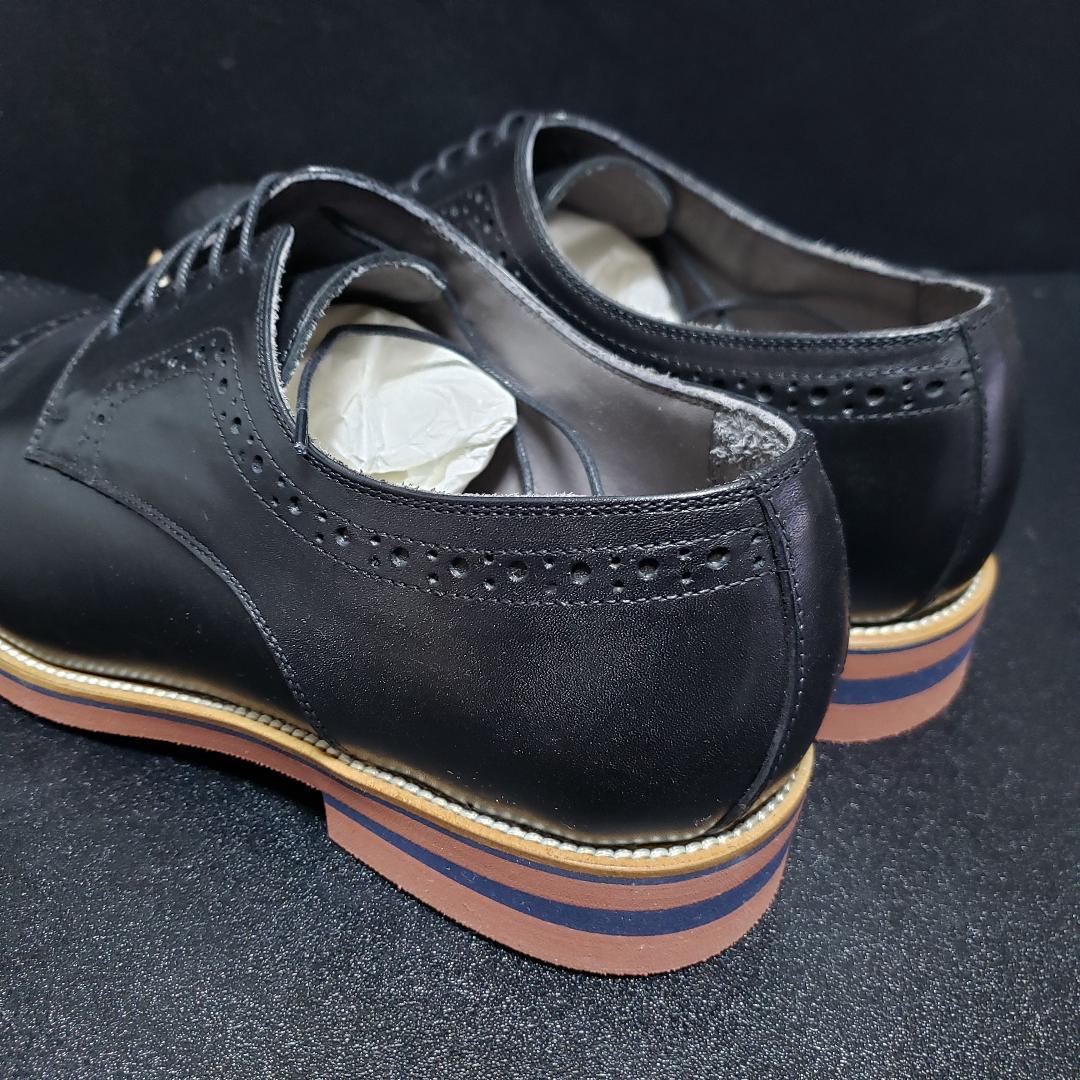 ポリーニ（POLLINI） イタリア製革靴 黒 EU42オンライン アウ