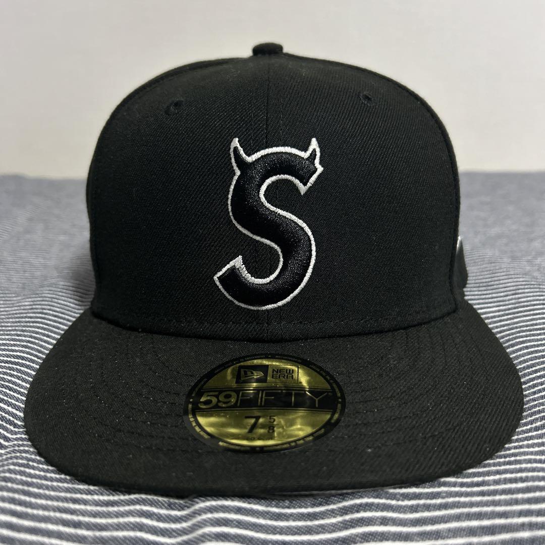 Supreme S Logo New Era Black 7 5/8 Supreme S Logo New Era Black 7 5/8