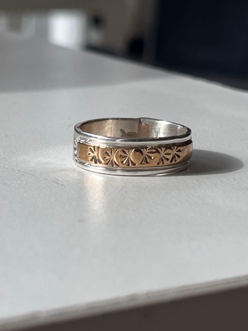 14K.GF リング KINGPINO ナバホ族INDIAN JEWELRY