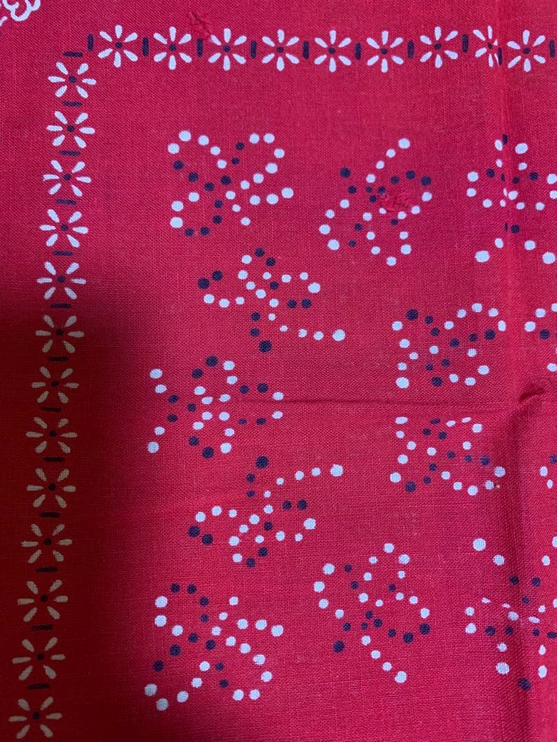 ヴィンテージバンダナ リボン クローバー 花柄 FAST COLOR ヴィンテージバンダナ リボン クローバー 花柄 FAST COLOR