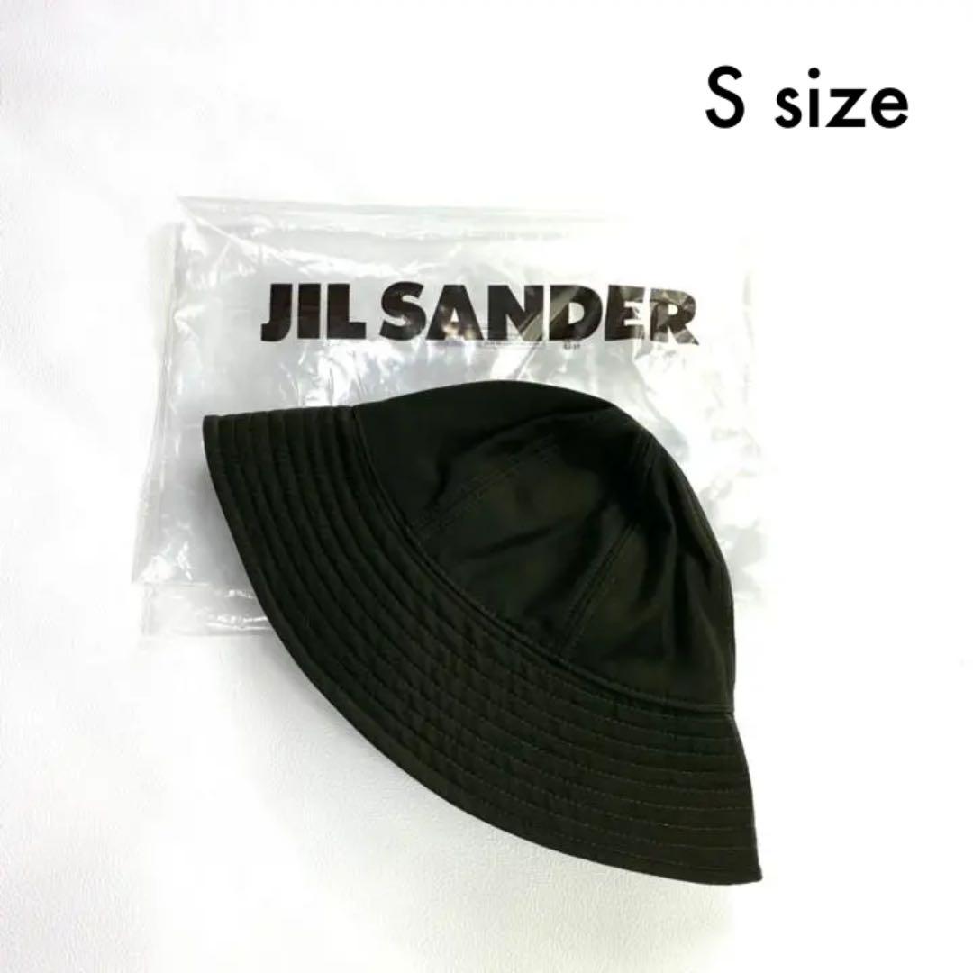当店限定販売】 JIL SANDER 新品 S カーキ バケットハット + ジル 公式ウェブストア ハット ジルサンダー SANDER JIL ハット