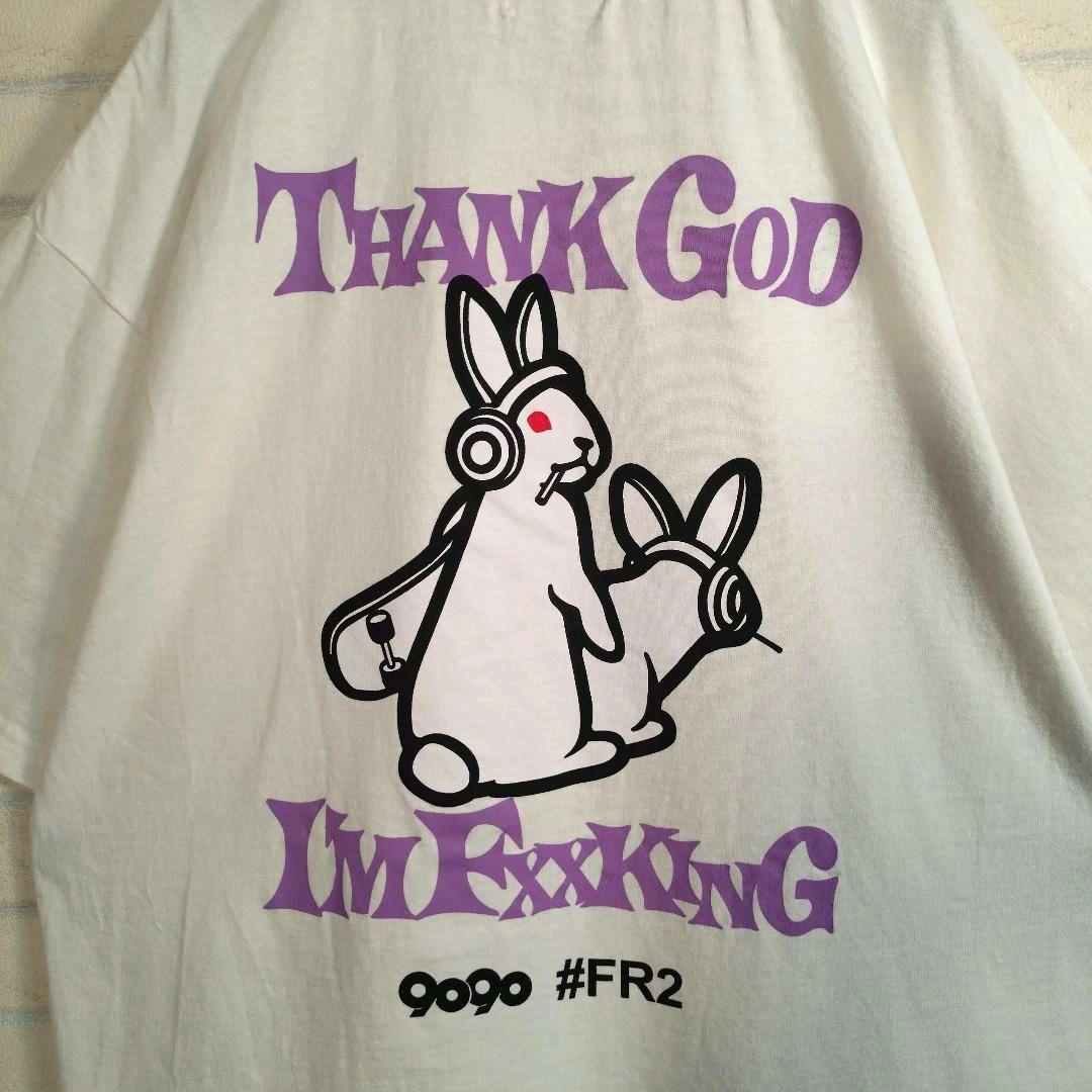 ふくれな着用☆FR2×9090 限定コラボ 色情兎 半袖Tシャツ XL 即完売
