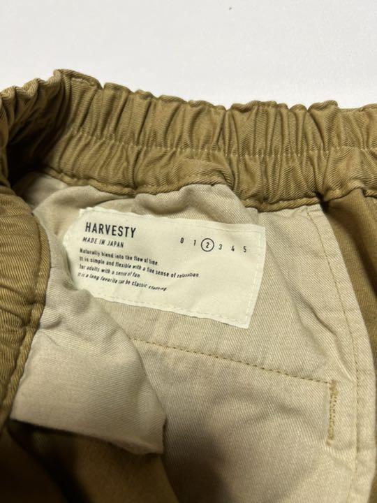 らくらくメ HARVESTY サーカスパンツ ベージュ サイズ2 7LSdG-m25956939555 れはござい