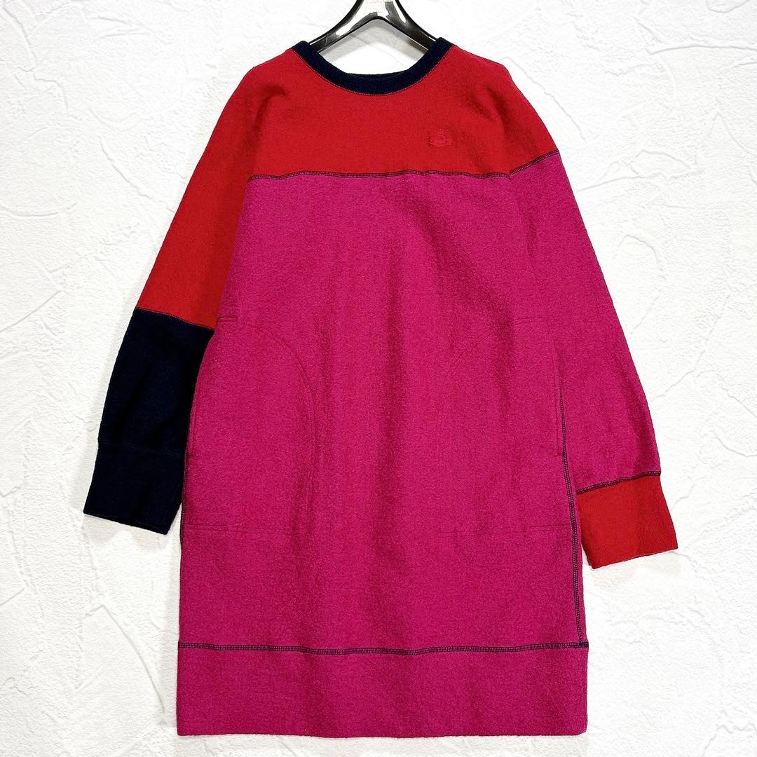 ヴィヴィアンウエストウッド ニットワンピース 圧縮ウール オーブ刺繍 SIZE Vivienne Westwood RED LABEL