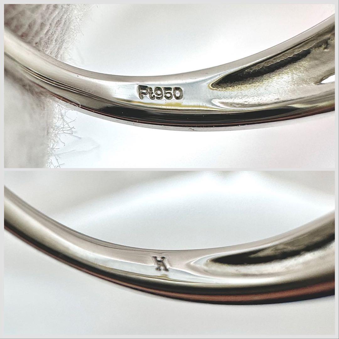ヴァンドームアオヤマ プラチナ ダイヤモンド リング 7号 PT950