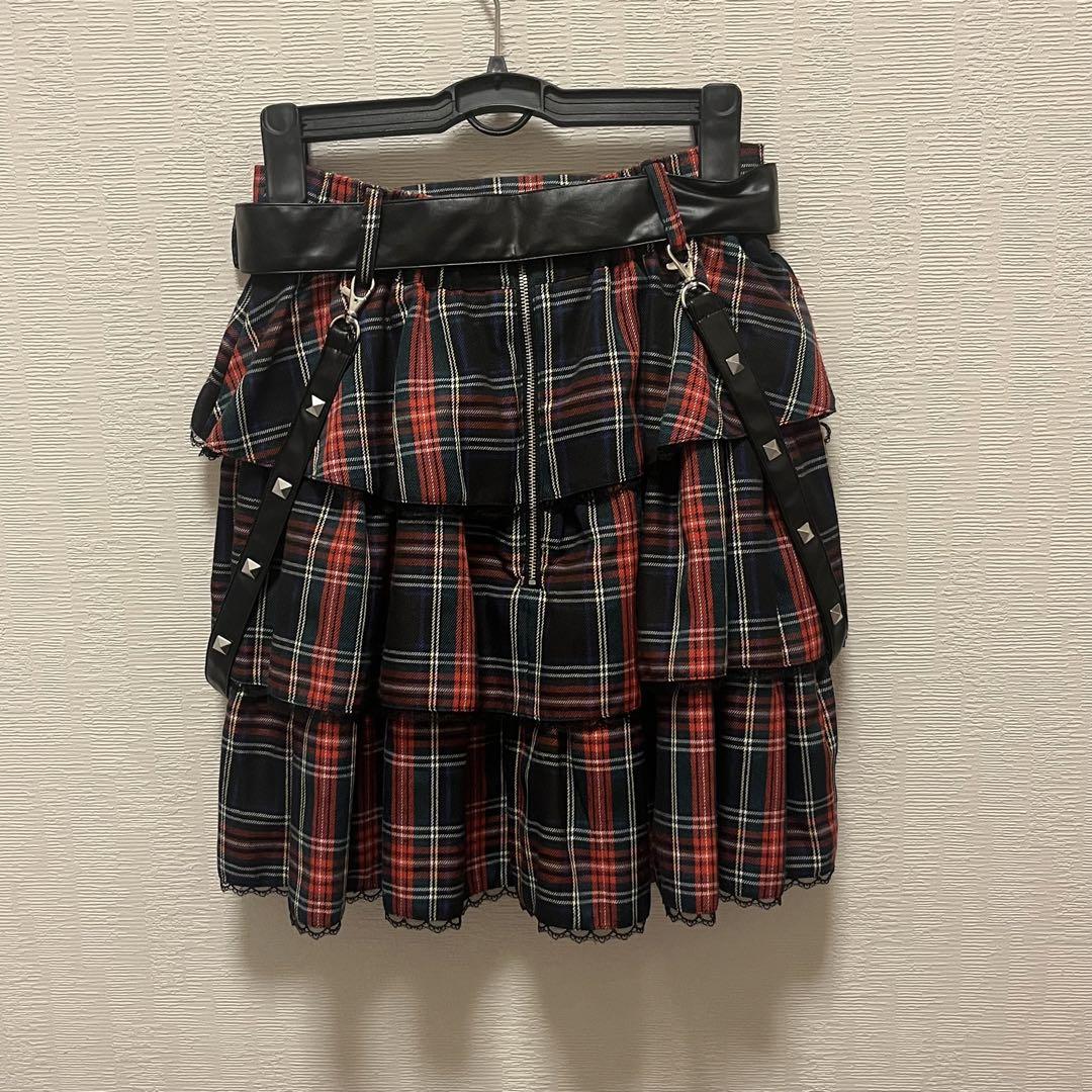 Jamie ank（ジェイミーエーエヌケー）フリルミニスカート