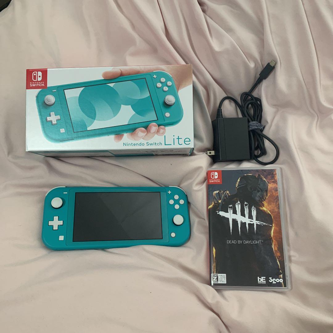 【美品】Nintendo Switch ライト ターコイズ&デドバカセット