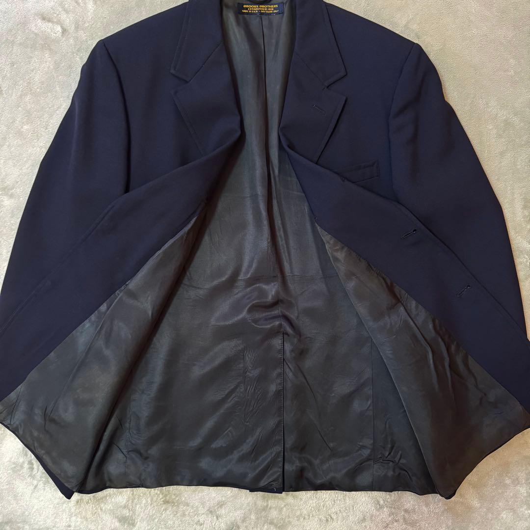 80s 90s USA製 Brooks Brothers 紺ブレザー 金釦