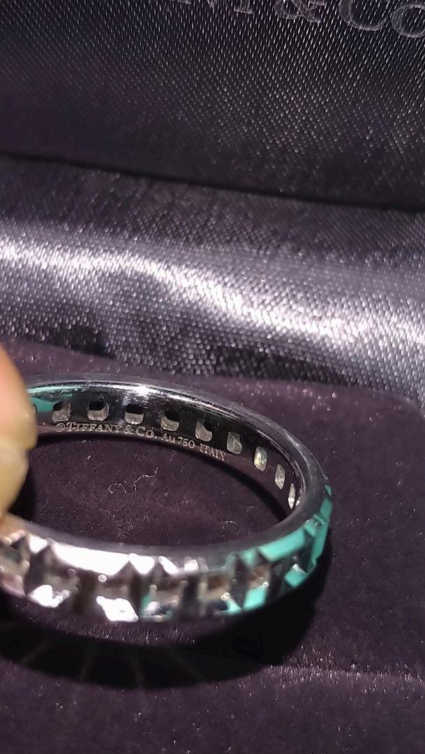【R3♡】 ティファニー トゥルー ナロー t リング 指輪 18K WG