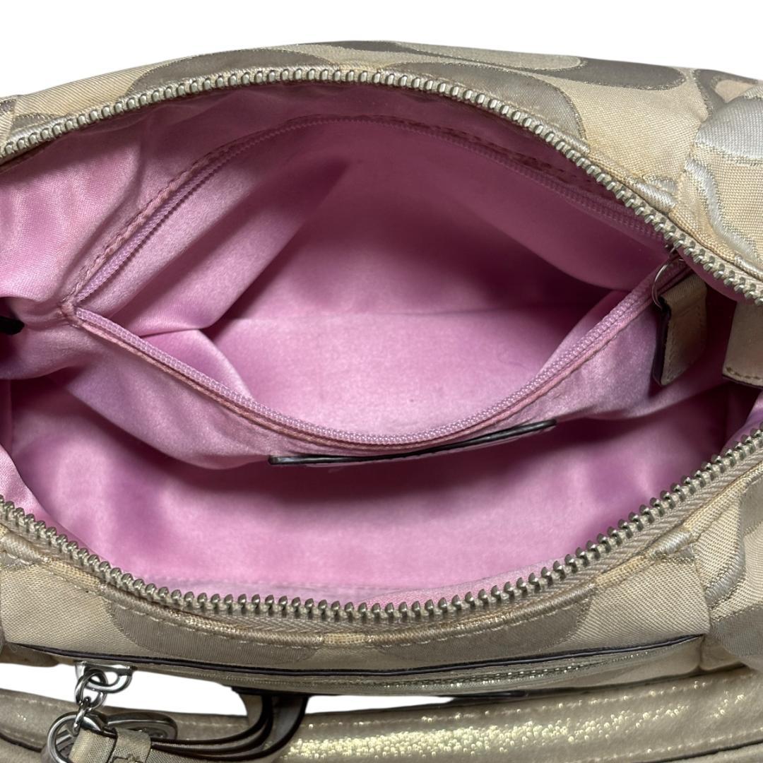 COACH コーチ ポピー ハンドバッグ アクセサリーポーチ ワンハンドル COACH コーチ ポピー ハンドバッグ アクセサリーポーチ ワンハンドル