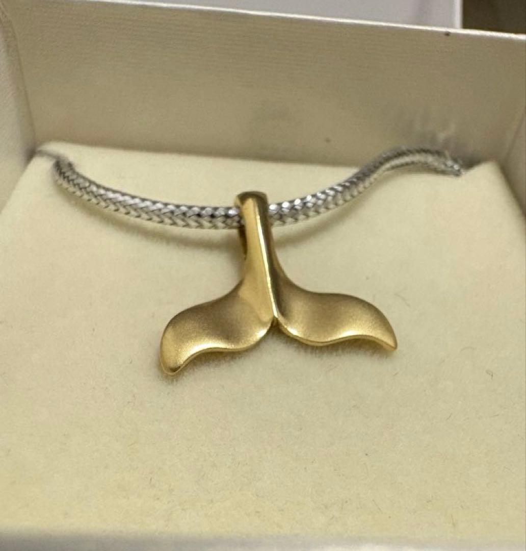 ハワイアンジュエリー ホエールテールトップ14K Hawaii ホノルルジュエリ