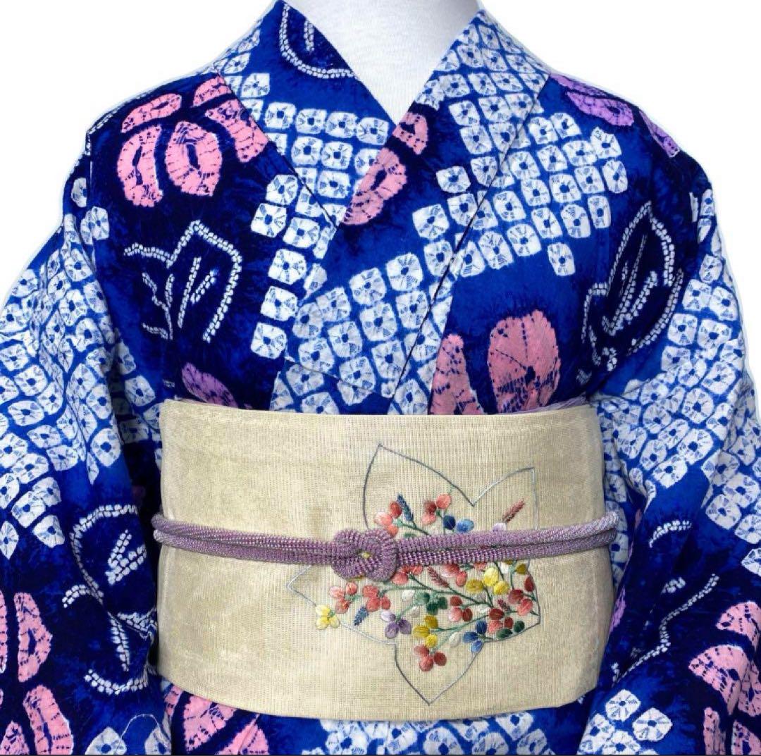浴衣 有松 鳴海 絞り浴衣 リサイクル