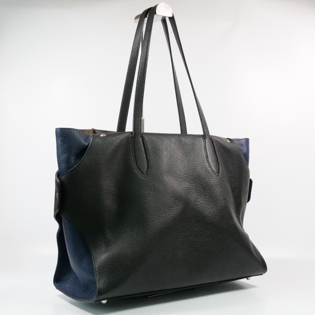極美品✨ オロビアンコ トートバッグ オールレザー ブラック