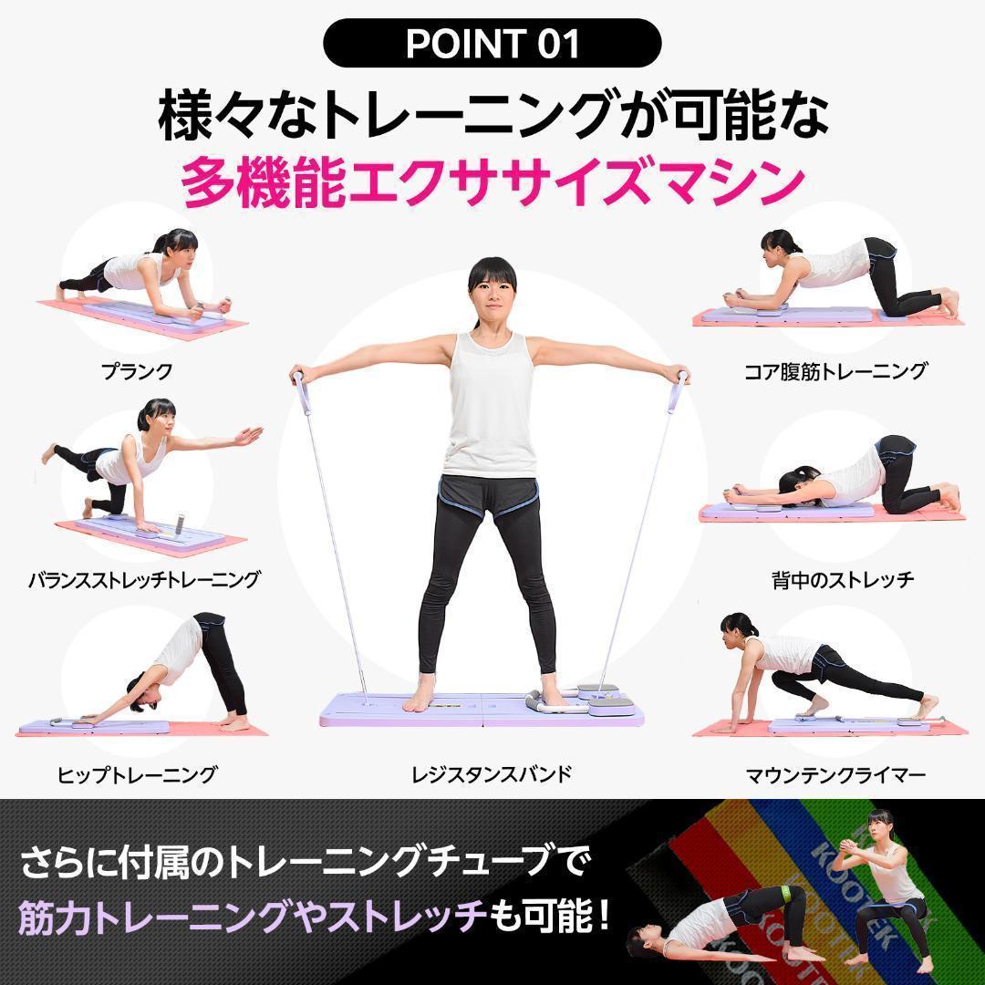 【T-ポイント5倍】 ピラティスボード 筋トレ 体幹 エクササイズバンドセット付属 ヨガ・ピラティス
