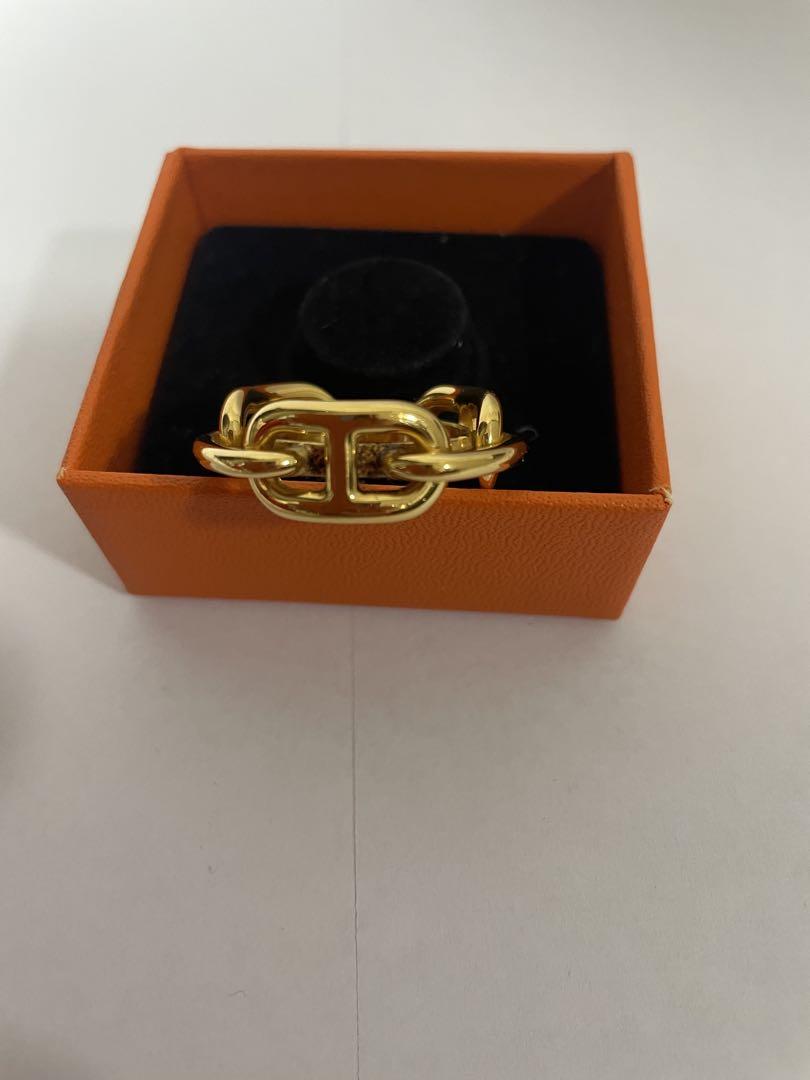 ⭐️美品⭐️HERMES シェーヌダンクル　スカーフリング