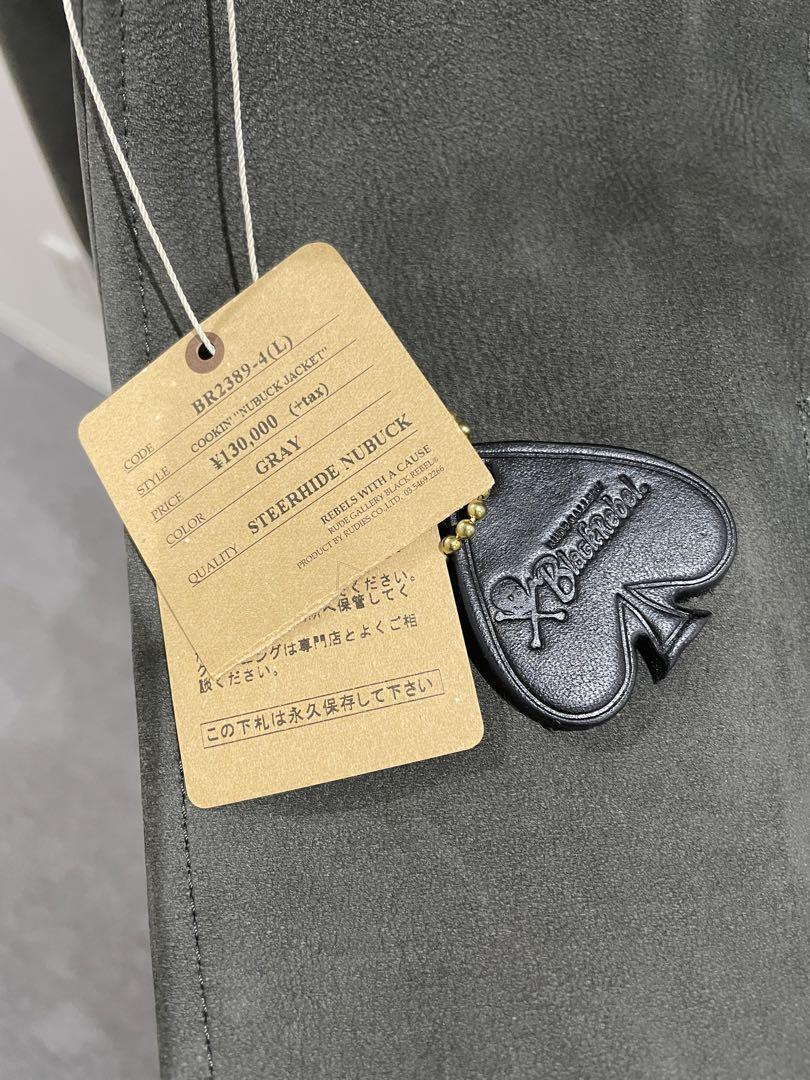 RUDE GALLERY BLACK REBEL ヌバックレザーJKT 新品チバ