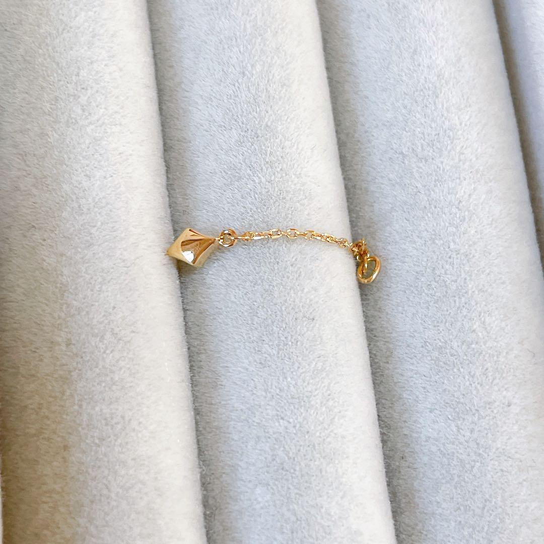JEWELRY TSUTSUMI K18 ダイヤモンド　ピアス　イエローゴールド