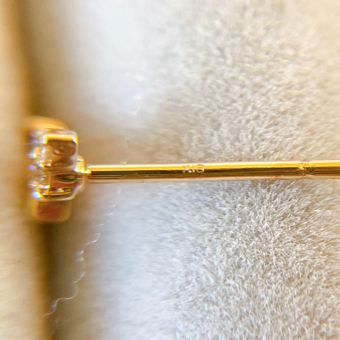 JEWELRY TSUTSUMI K18 ダイヤモンド　ピアス　イエローゴールド
