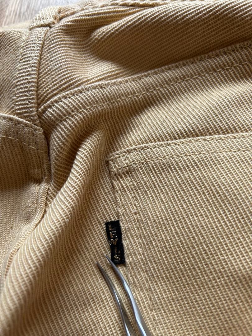 60〜70sリーバイス　518 スタプレ　ピケ　W32 ビックE タロンジップ