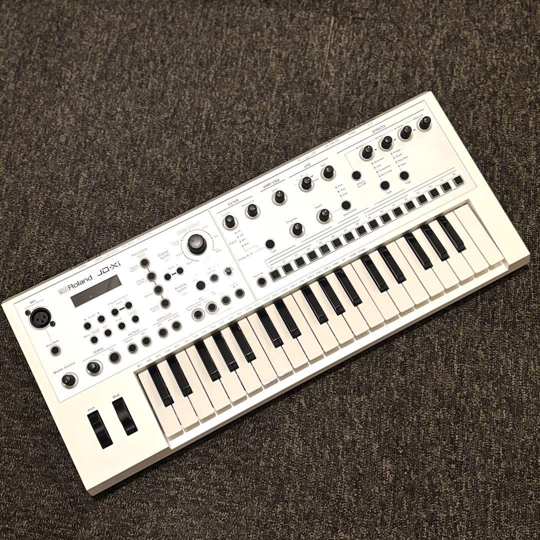 美品 限定版 ホワイト Roland JD-Xi アナログシンセサイザー