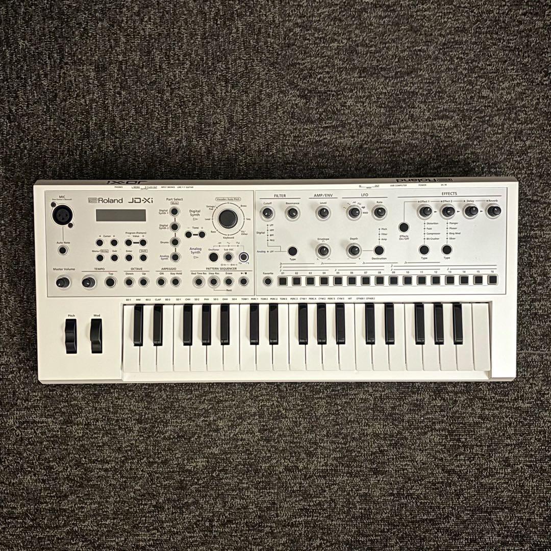 美品 限定版 ホワイト Roland JD-Xi アナログシンセサイザー