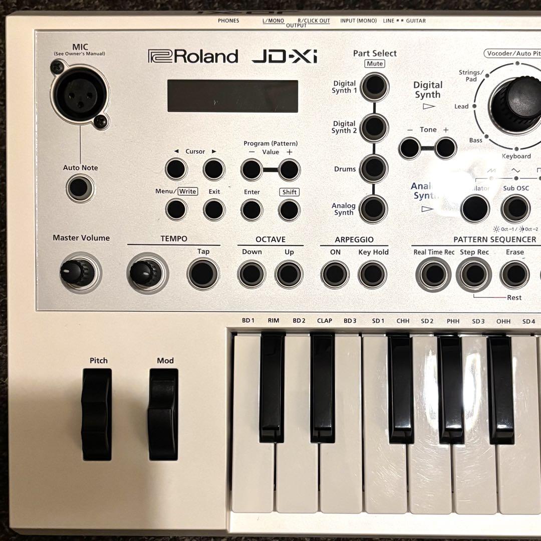 美品 限定版 ホワイト Roland JD-Xi アナログシンセサイザー
