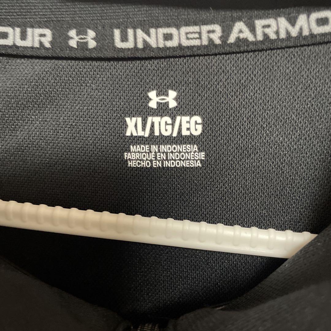 UNDER ARMOUR ブラック ジップアップ XL