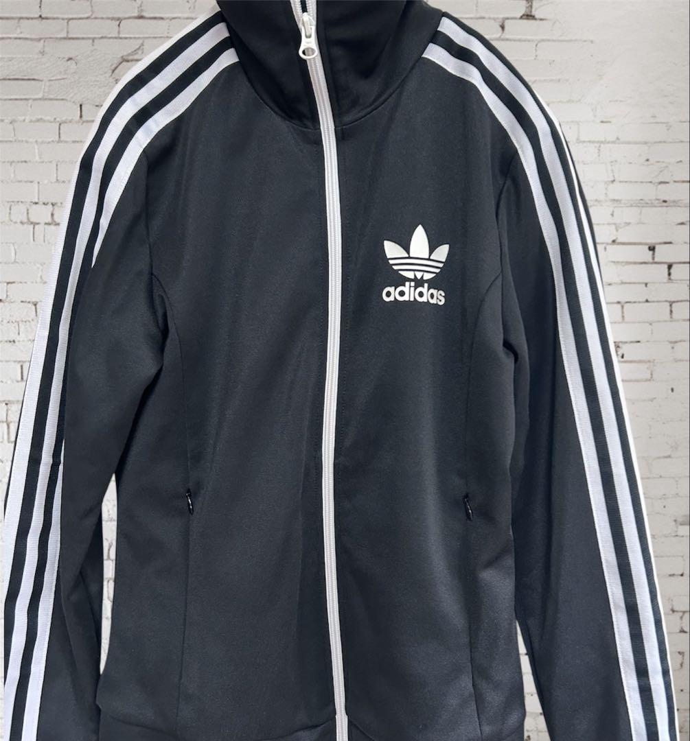 adidas WOMENS XL ブラックジャージ