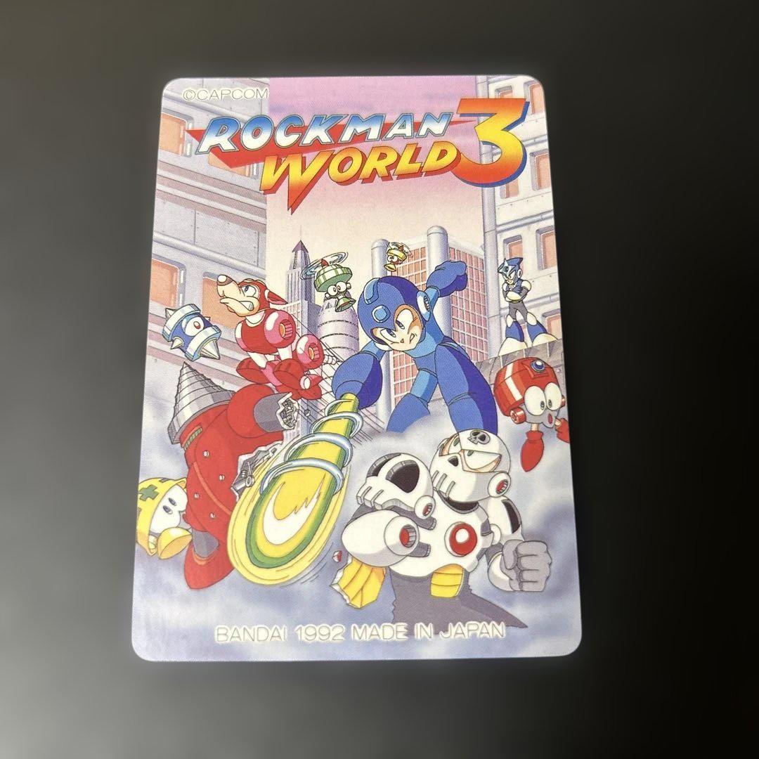 No.43 1992年 当時もの ロックマン カードダス プリズムカード